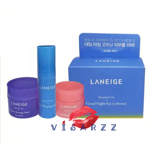 (ชุดบำรุงใต้ตา) Laneige Sleeping Care Good Night Kit (3 Items) รวม 3 ตัวฮิตตลอดกาลประจำเคาเตอร์