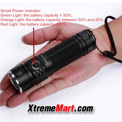 ไฟฉาย Sofirn SP33 แสงขาว สว่าง 2200LM EDC flashlight (เฉพาะไฟฉาย)