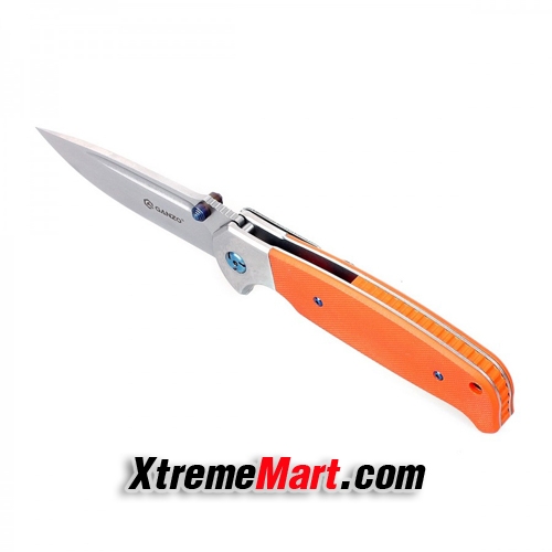 มีดพับ GANZO G7522-OR Folding Knife 440C Blade Orange G10 Handle (สีส้ม)