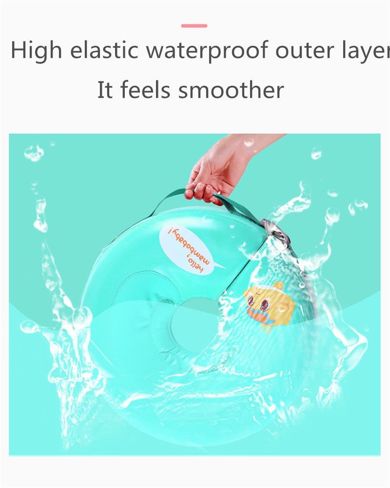 ห่วงยางสวมคอสำหรับทารกและเด็กเล็ก Mambo Baby Safety Swimming Neck Ring (Blue)