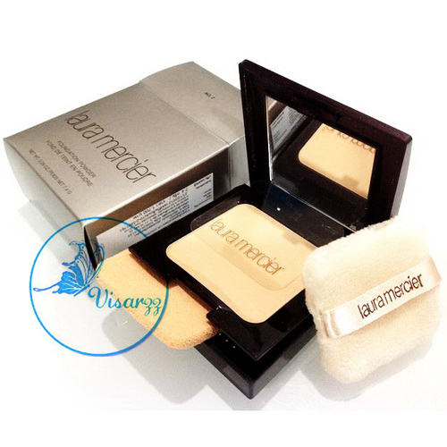 แพคเกจกล่องสีเงิน (No.1) Laura Mercier Foundation Powder 7.4g # No.1 สำหรับผิวขาว ขนาดปกติพร้อมกล่อง ปกปิดเรียบเนียน ติดทนนาน