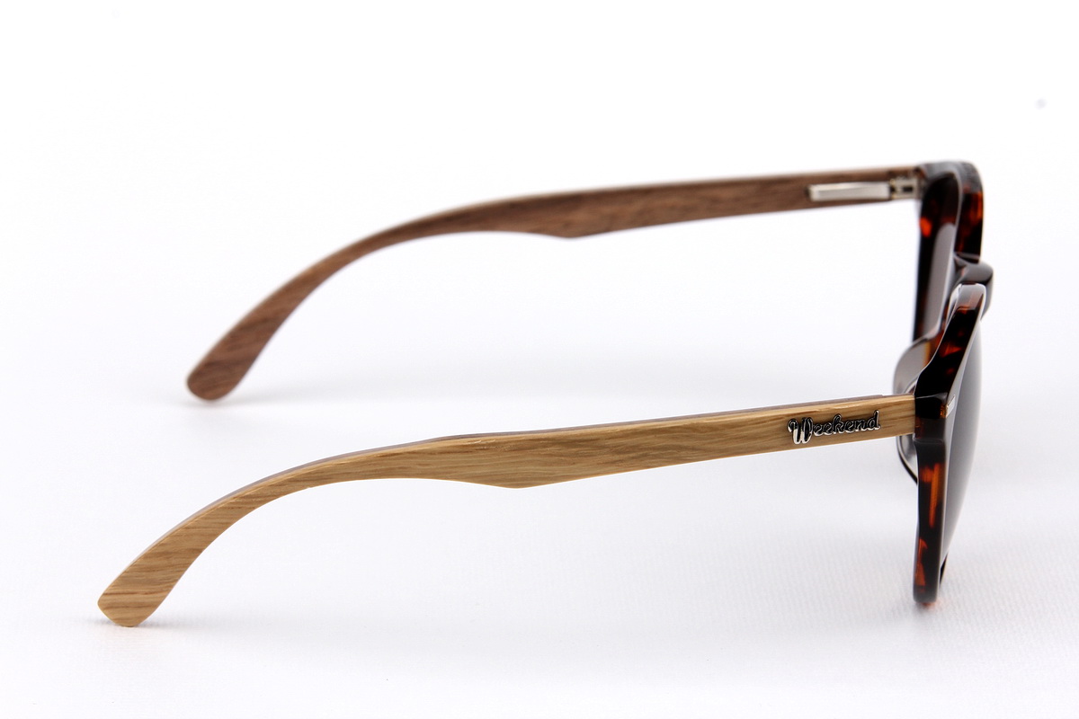 แว่นกันแดดขาไม้ Weekend Duet Collection Seoul Havana (Light)