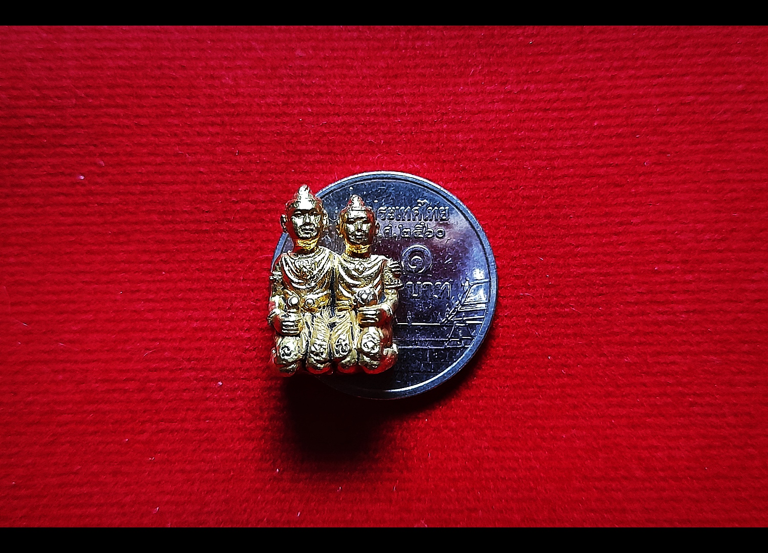 สองพระกุมารคู่ กัณหา-ชาลี (ขนาดพกพา ห้อยคอ) #พิธีไหลมาเทมา ปี2563 #รับประกันแท้ - หลวงพ่อเล็ก วัดท่าขนุน