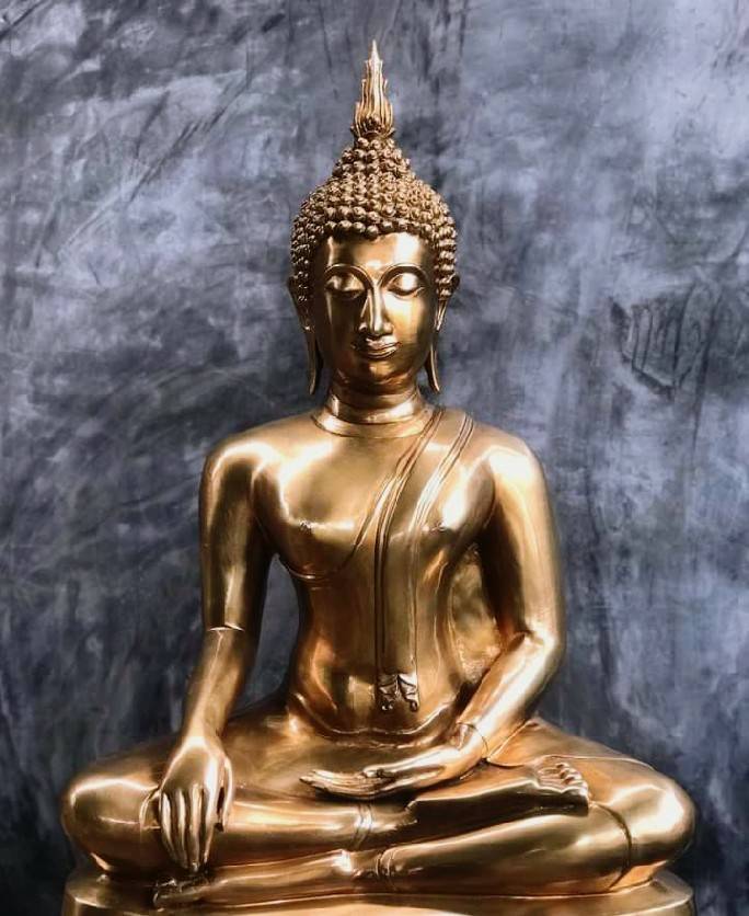 รูปหล่อ พระพุทธรูป สุโขทัย (หน้าตัก16นิ้ว สูง24นิ้ว) เนื้อทองเหลือง