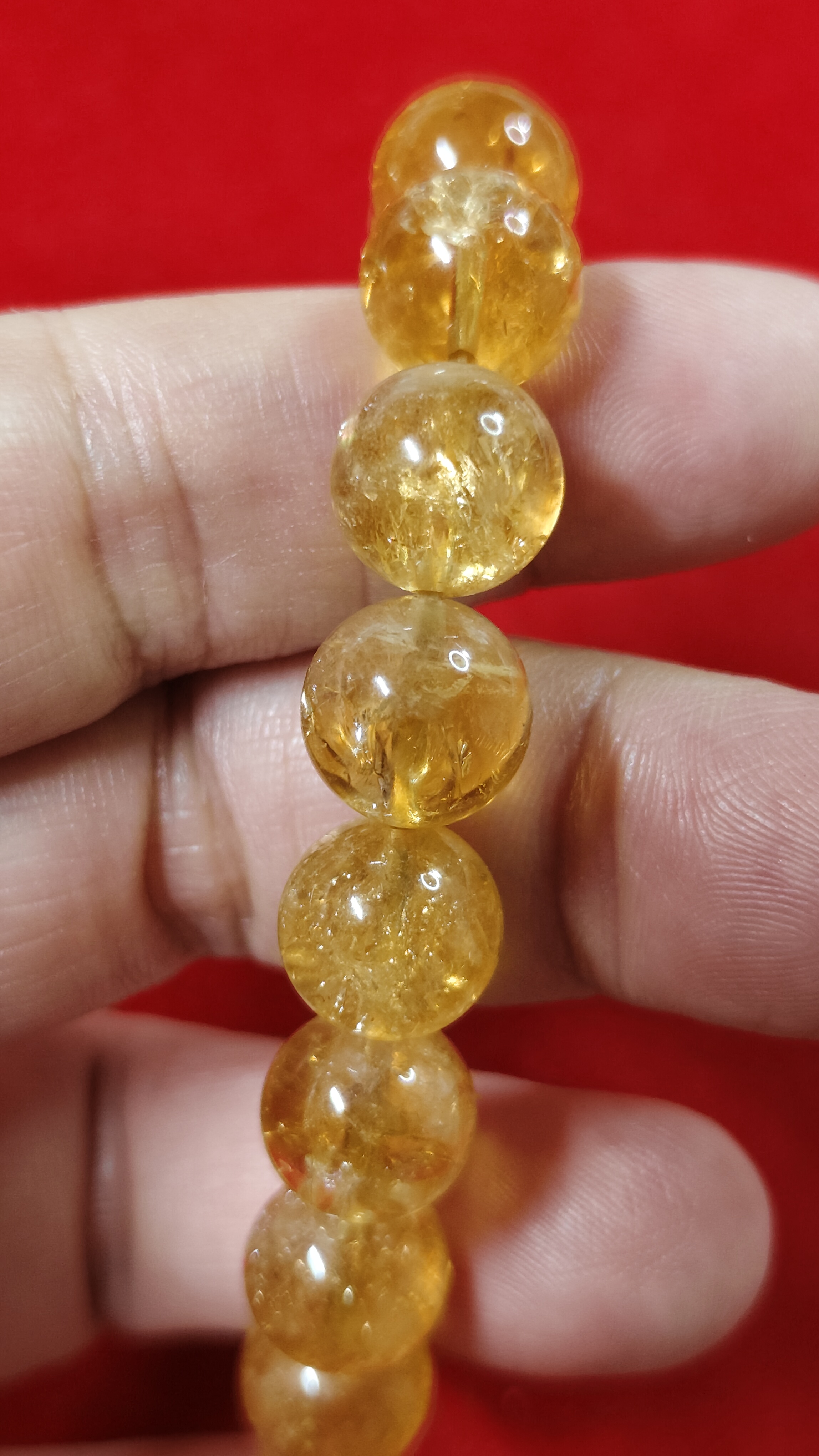 #ข้อมือหินซิทรินรหัสbh-0031