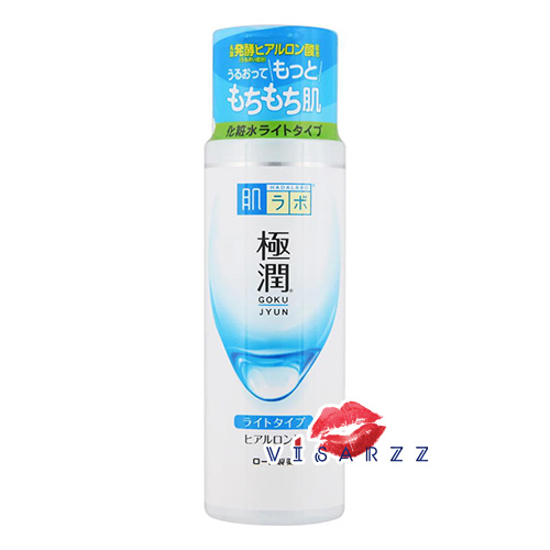 (ขวดขาวเขียวอ่อน) Hada Labo Super Hyaluronic Acid Hydrating Lotion Light 170mL สูตรบางเบา สำหรับผิวธรรมดา - ผิวมัน