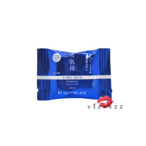 (Tester) Kose Sekkisei Essence Soap 10g สบู่ดำ โคเซ่ ขนาดทดลอง เนื้อสมุนไพรจีนและญี่ปุ่นที่ทำความสะอาดคราบเคราตินที่เสื่อมสถาพ