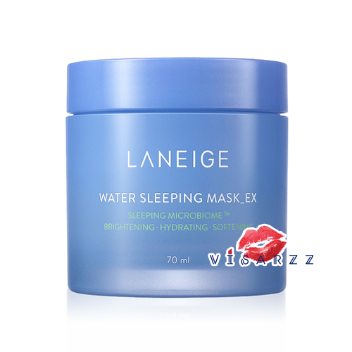 (รุ่นใหม่) Laneige Water Sleeping Mask Ex Sleeping Microbiome 70mL สลิปปิ้งมาส์กตัวใหม่ล่าสุด เติมเต็มทุกมิติทั้ง เพิ่มความชุ่มชื้น ผิวนุ่มเนียน และกระจ่างใส