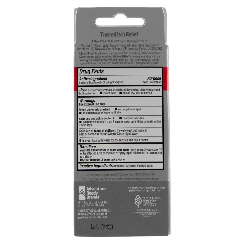 เจลบรรเทาอาการคันชนิดแท่ง After Bite X Tech Targeted Itch Relief