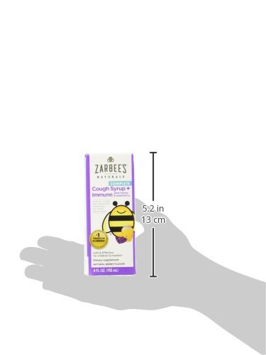 วิตามินเสริมภูมิคุ้มกันและบรรเทาอาการไอสำหรับเด็ก Zarbee's Naturals Children's COMPLETE Cough Syrup + Immune