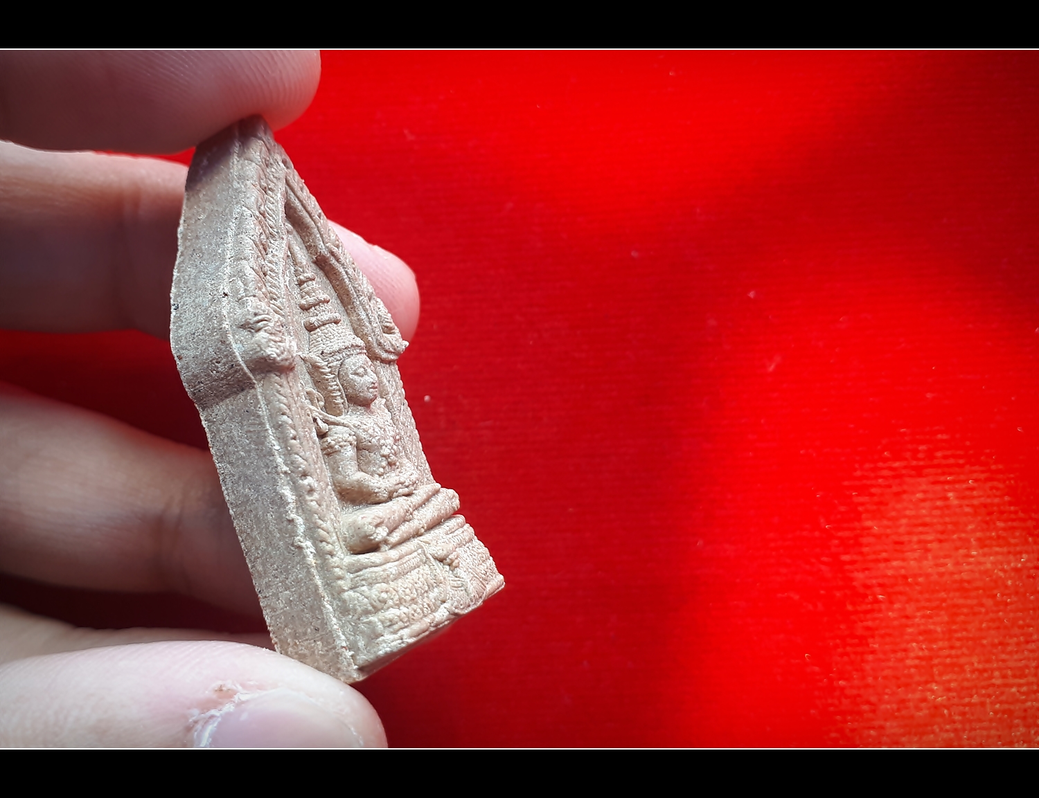 พระแก้วมรกต (ออกในวาระ ครบ 100วัน ละสังสังขาร) เนื้อผง(ผงเก่าที่ อ.ปู่เม่า เสกไว้) ปี2561 #รับประกันแท้ - ปู่เม่า แย้มทับ