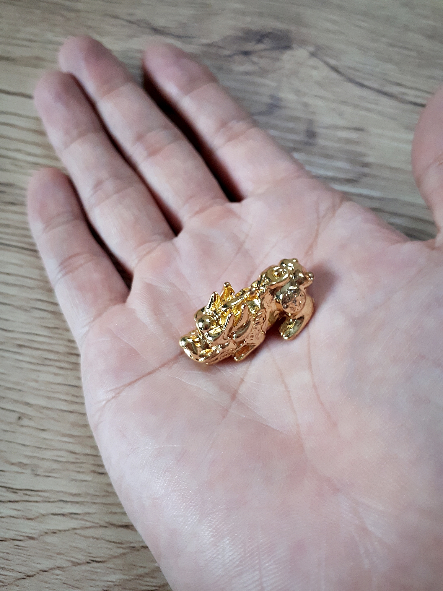 ปีเซียะ เนื้อโลหะทองเหลืองชุบทอง (ขายปลีก ขายส่ง)