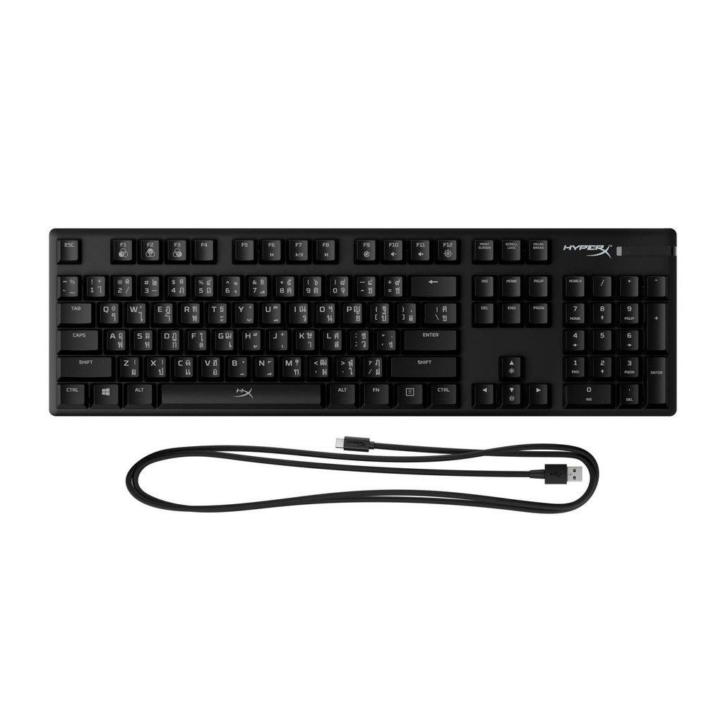 (TH) HyperX Alloy Origins Mechanical Gaming Keyboard #คีย์บอร์ดเกมมิ่ง แมคคานิค