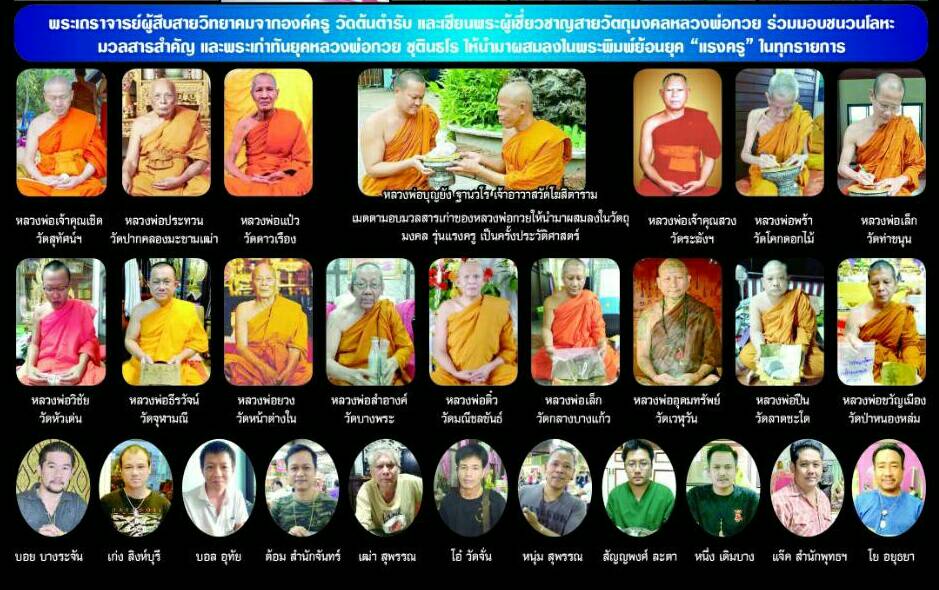 พระสมเด็จปรกโพธิ์ 9ใบ พิมพ์ใหญ่ หลังพระแม่ธรณี เนื้อผงอิธิเจแก่น้ำมัน (ชุดพิเศษ ชุดกรรมการ ปิดทองนำฤกษ์) หลวงพ่อกวย วัดโฆสิตาราม รุ่นแรงครู 2560 (พร้อมเลี่ยมกันน้ำ ใส่กรอบเงินแท้ ลาย หัวสิงห์ ลงยา ลายสุโขทัย ชุบทอง) #รับประกันแท้