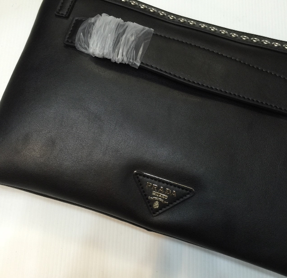 พร้อส่ง กระเป๋า pd leather clutch คลัช สีดำ