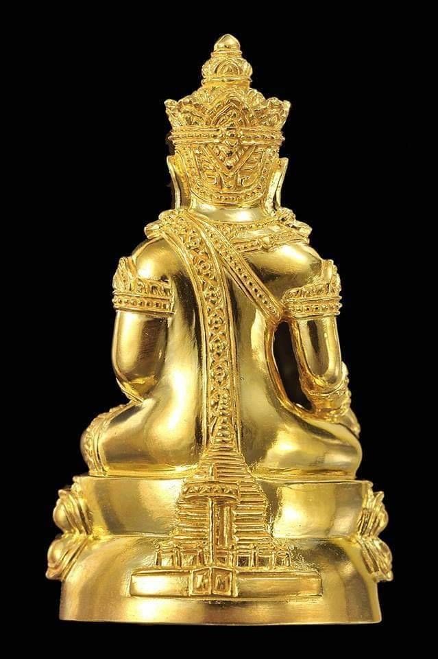 พระกริ่ง ทรงเครื่อง จักรพรรดิ เจ้าสัวล้านนา รุ่นแรก เนื้อทองระฆัง ปี2559 #รับประกันแท้