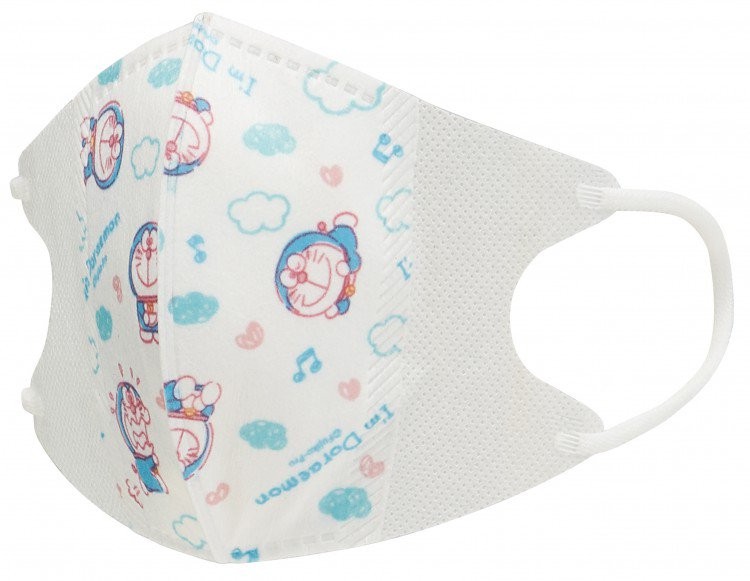 หน้ากากอนามัยสำหรับเด็ก Skater Doraemon 3D Mask for Children (Pack of 10)
