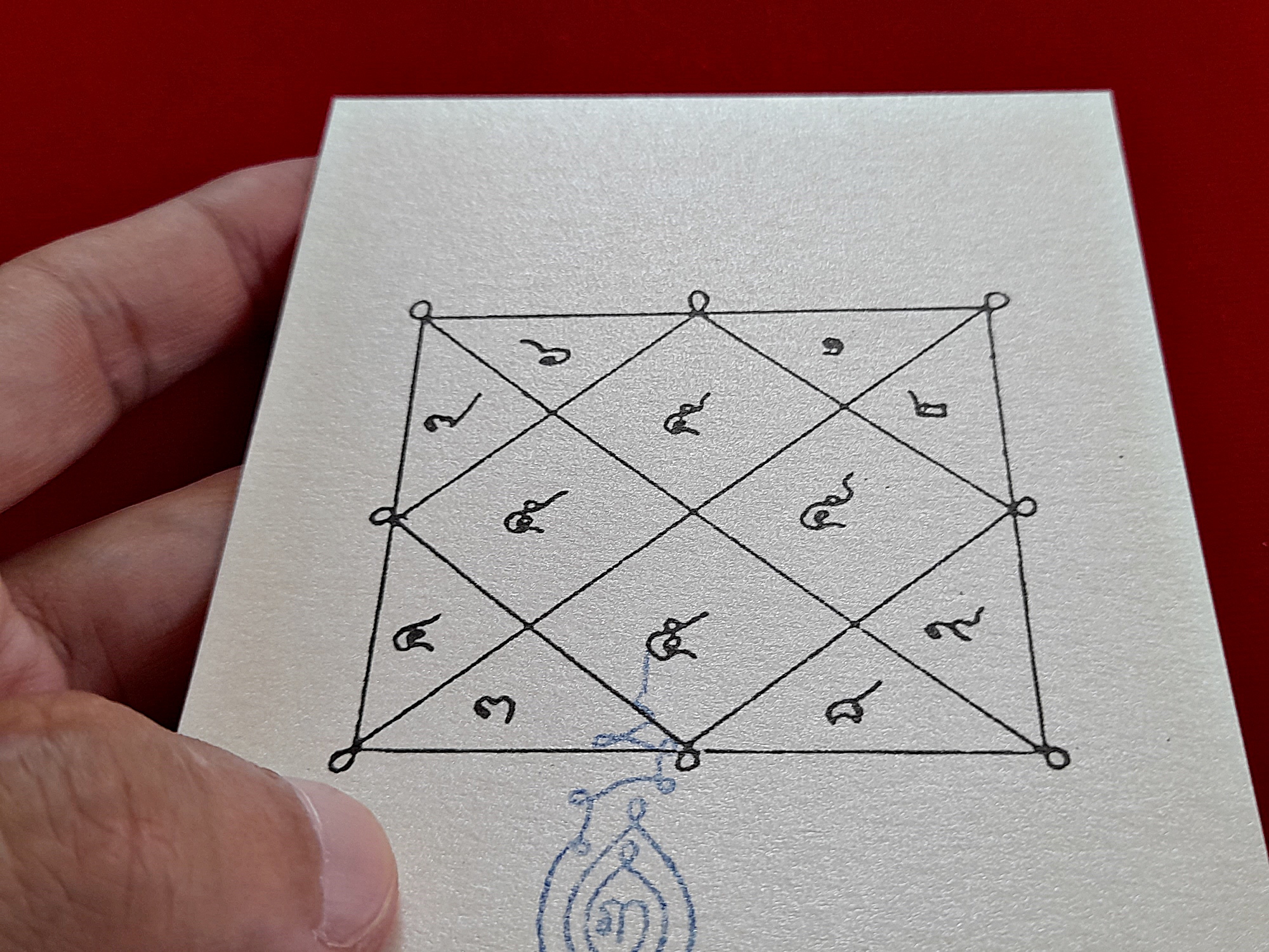 รูปภาพ หลวงปู่เดินหน อิเกสาโร(หลวงปู่เทพโลกอุดร) หลังยันต์ตรีนิสิงเห ปี2560 #รับประกันแท้ - (จัดสร้างโดย ฅนขลัง คลังวิชา)