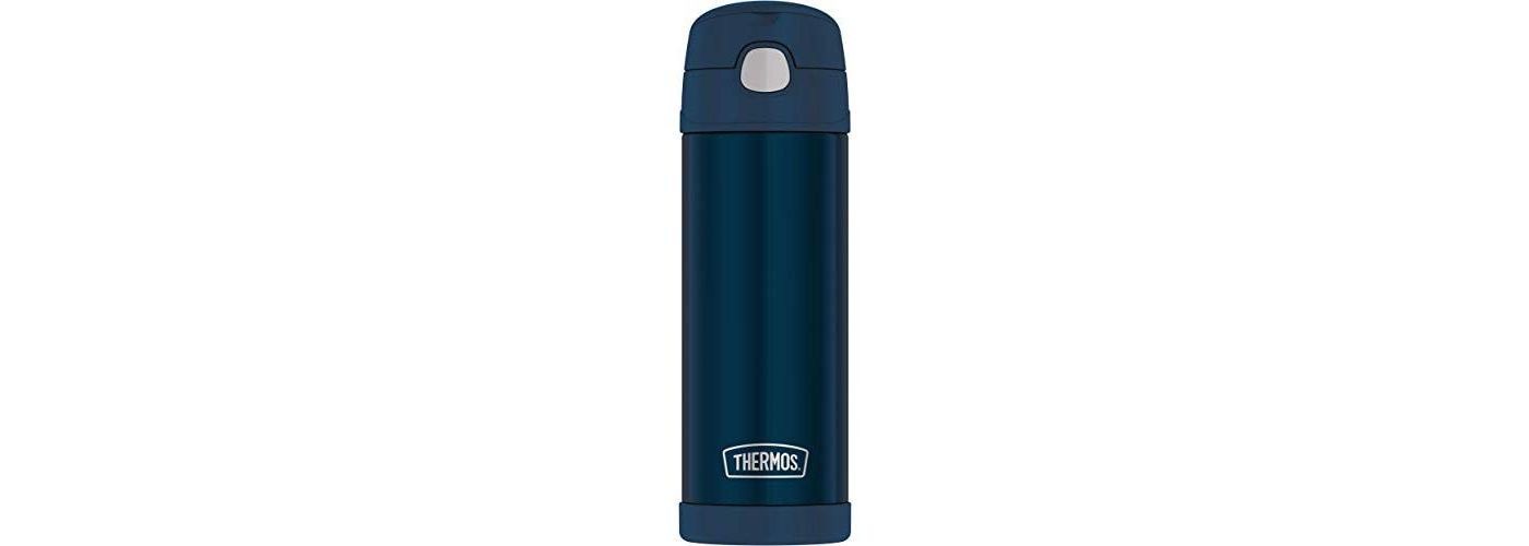 กระติกน้ำสเตนเลสรักษาอุณหภูมิ Thermos FUNtainer Vacuum Insulated Stainless Steel Bottle 16OZ (Original Navy)