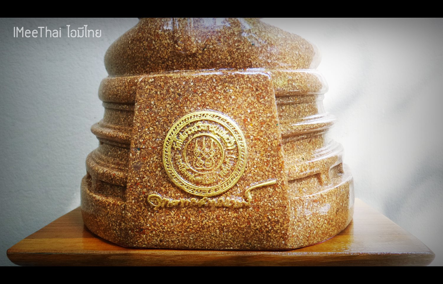 รูปหล่อ หลวงพ่อโสธร (หน้าตัก 5นิ้ว) เนื้อกระเบื้องหลังคาโบสถ์