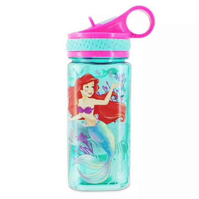 กระติกน้ำแบบหลอดดื่มสำหรับเด็ก Disney Ariel Water Bottle with Built-In Straw (2020)
