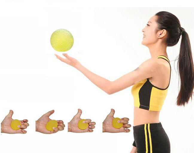 พร้อมส่ง**ลูกบอลเจล บริหารมือ Gel Ball Hand Exerciser แรงบีบ 5 ระดับ 5 ชิ้น (15-35 ปอนด์) PSC1057