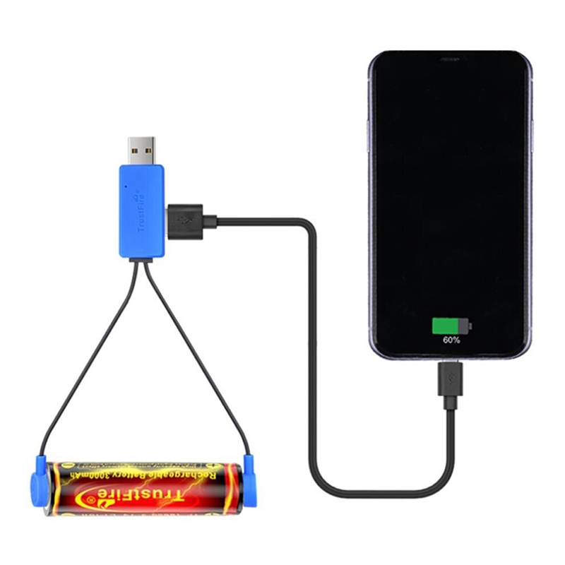 เครื่องชาร์จระบบแม่เหล็ก TrustFire Magnetic Universal Charger สำหรับแบต 18650 14500 16340 26650 32650