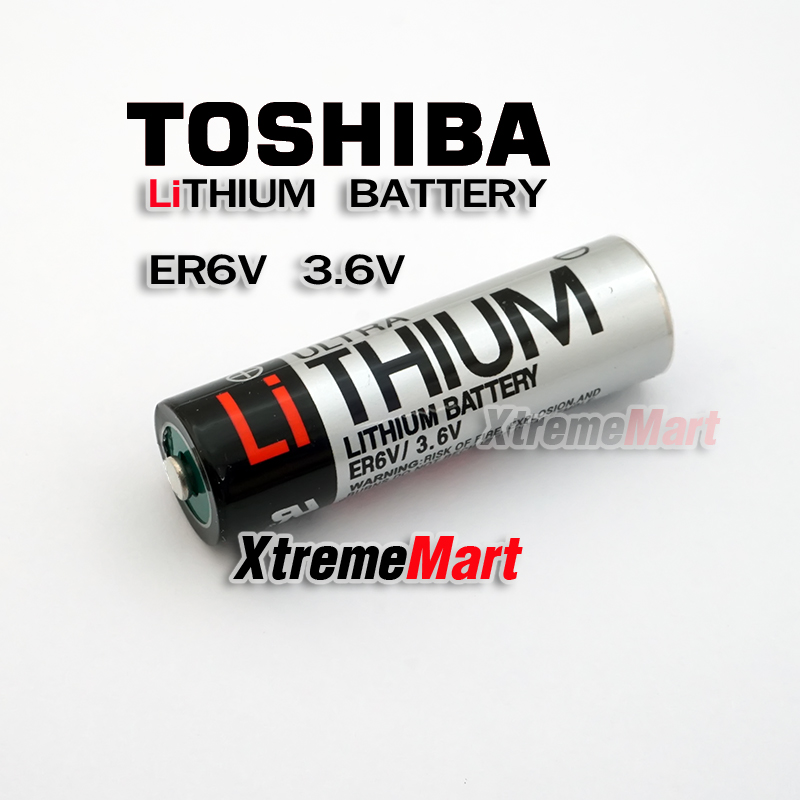 แบตเตอรี่ TOSHIBA ER6V/3.6V 2400mAh Lithium PLC Industrial Battery (ก้อนละ)