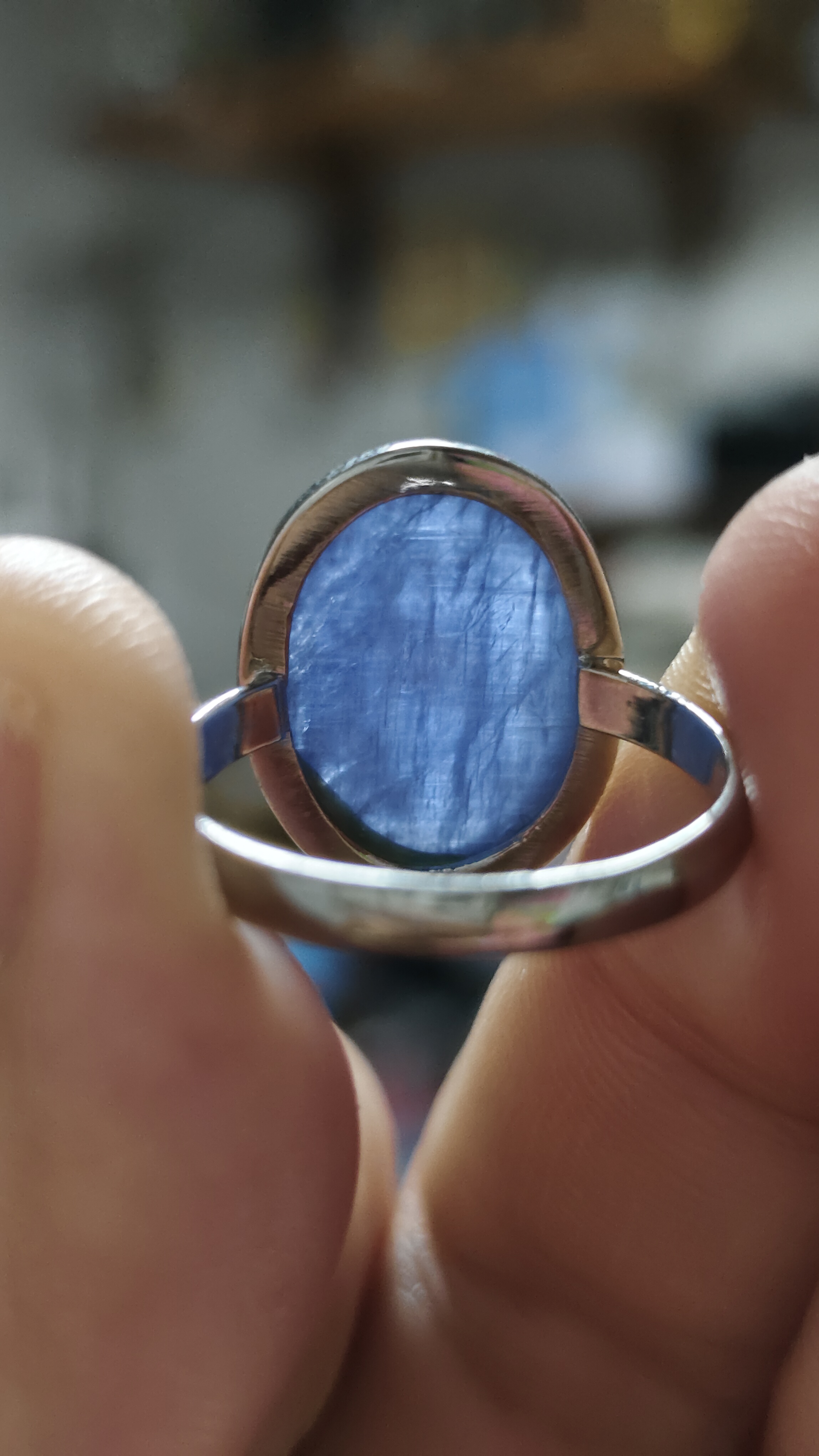 #แหวนหินคยาไนต์ #2 รหัสR-0049