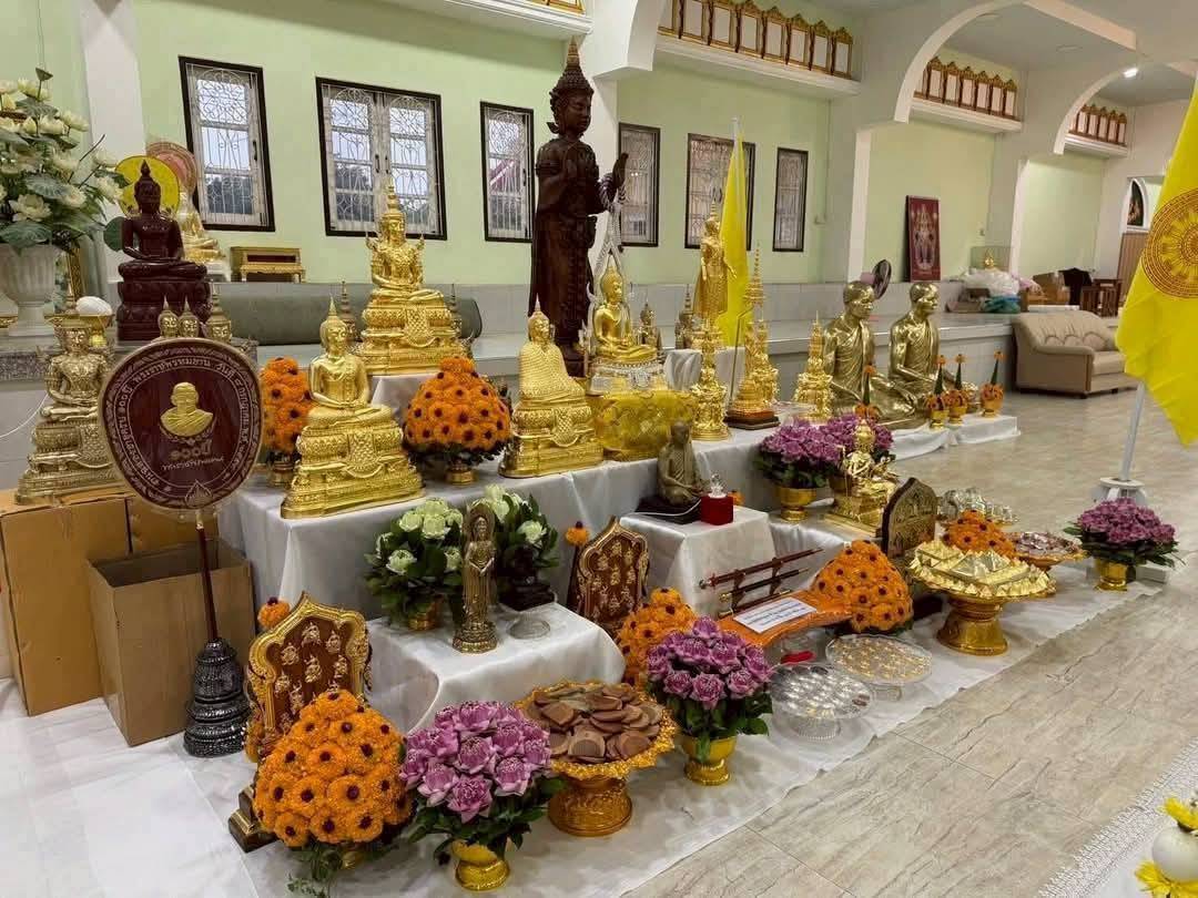 พีระมิด(เล็ก) เนื้อทองเหลือง ปี2568 - หลวงพ่อบ๊ะ วัดโพธิลังการ์