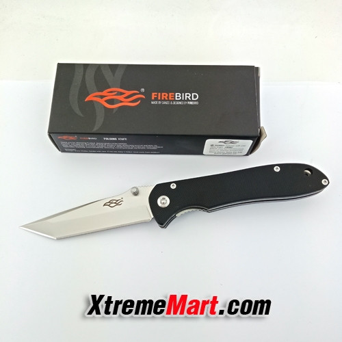 มีดพับ GANZO F714 Stainless Steel Foldable Tactical Survival Knife w/ Pouch