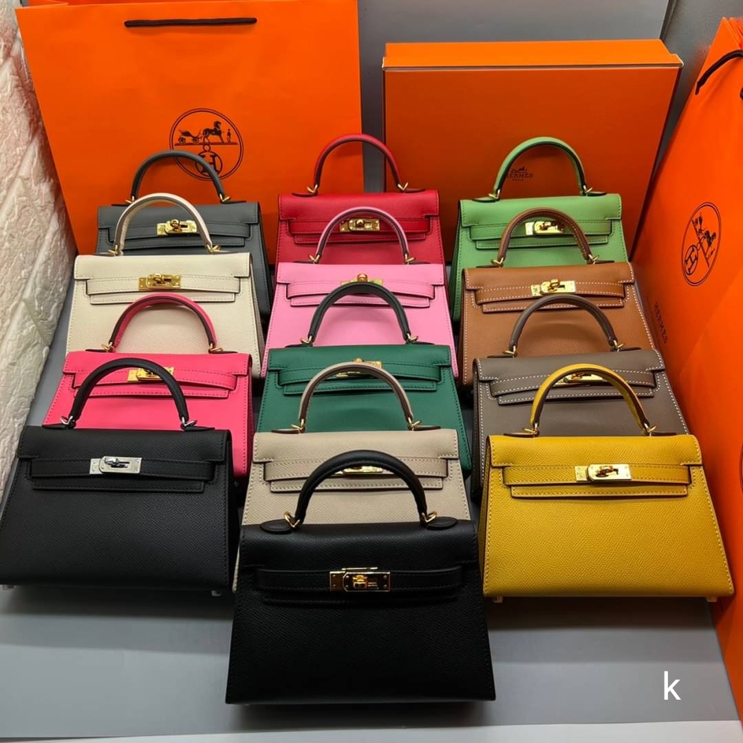 กระเป๋า hm kelly mini leather 19 cm มินิ
