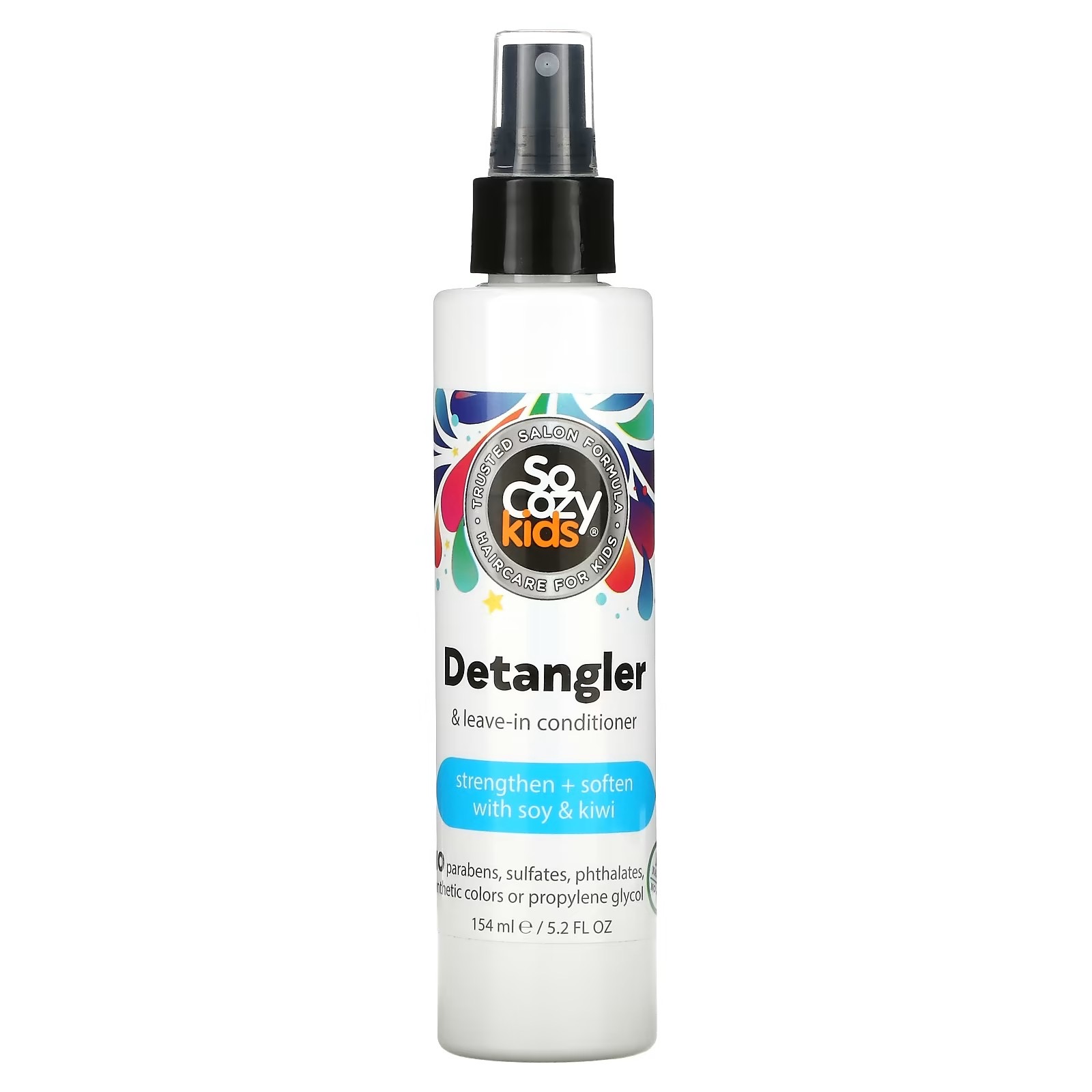 สเปรย์ลดปัญหาเส้นผมพันกันสำหรับเด็ก SoCozy Kids Detangler & Leave-In Conditioner (154 ml)