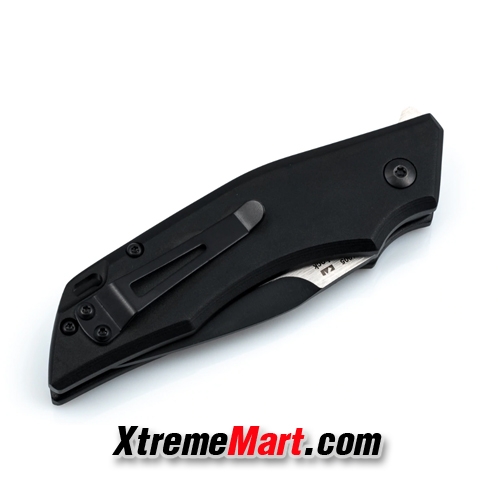 มีดพับ Kershaw 1905 Hawk Lock Drop Point Blade Black Aluminum Folding Knife