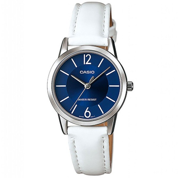 Karnvera Shop นาฬิกาข้อมือผู้หญิง Casio Standard Analog Woman Watch LTP-1377L-2B (สินค้าราคาพิเศษ ไม่มีกล่อง)