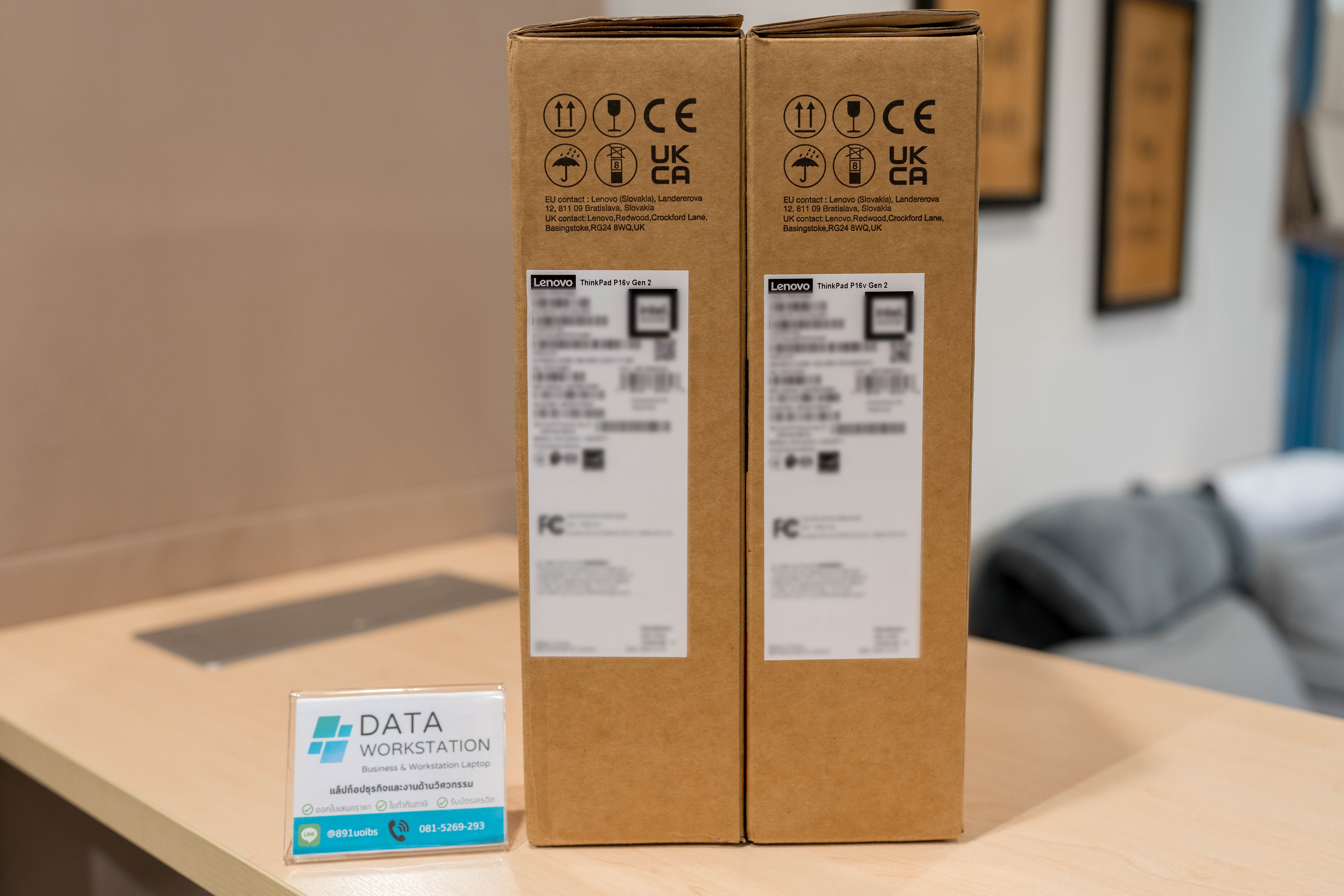 Workstation ThinkPad P16v Gen 2 CPU Ultra 7 165H/Ram32/SSD1TB/RTX 500 Ada 4GB/16" FHD+ IPS *สินค้ามือหนึ่งไม่แกะกล่อง(ทักแชทก่อนสั่งซื้อ)