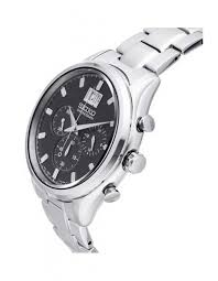 Karnvera Shop นาฬิกาข้อมือผู้ชาย SEIKO Classic quartz Chronograph SPC083P1