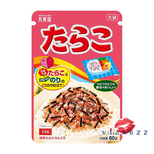 BBE.04/26 (ซองชมพูเข้ม 52g รสไข่ปลา สาหร่าย) ผงโรยข้าวญี่ปุ่น Marumiya Furikake ผงโรยข้าวญี่ปุ่น เพิ่มความอร่อย และเพิ่มประโยชน์ให้มื้ออาหาร