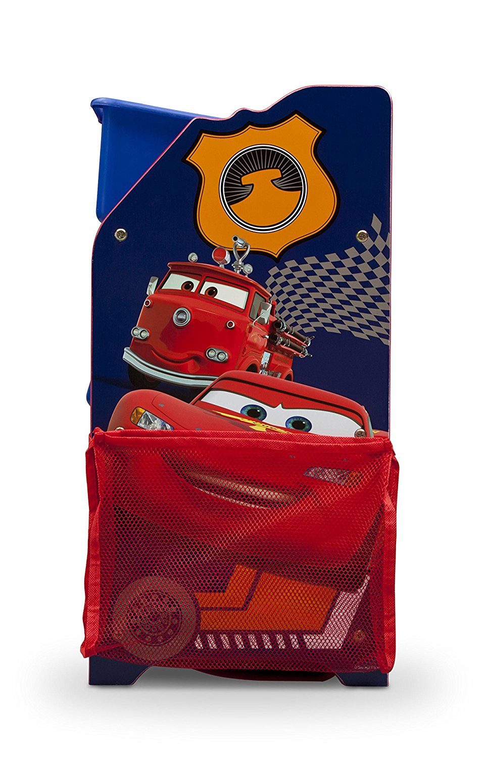 ชั้นเก็บของไม้พร้อมกระบะพลาสติก Delta Children Plastic 9 Bin Organizer (Cars)