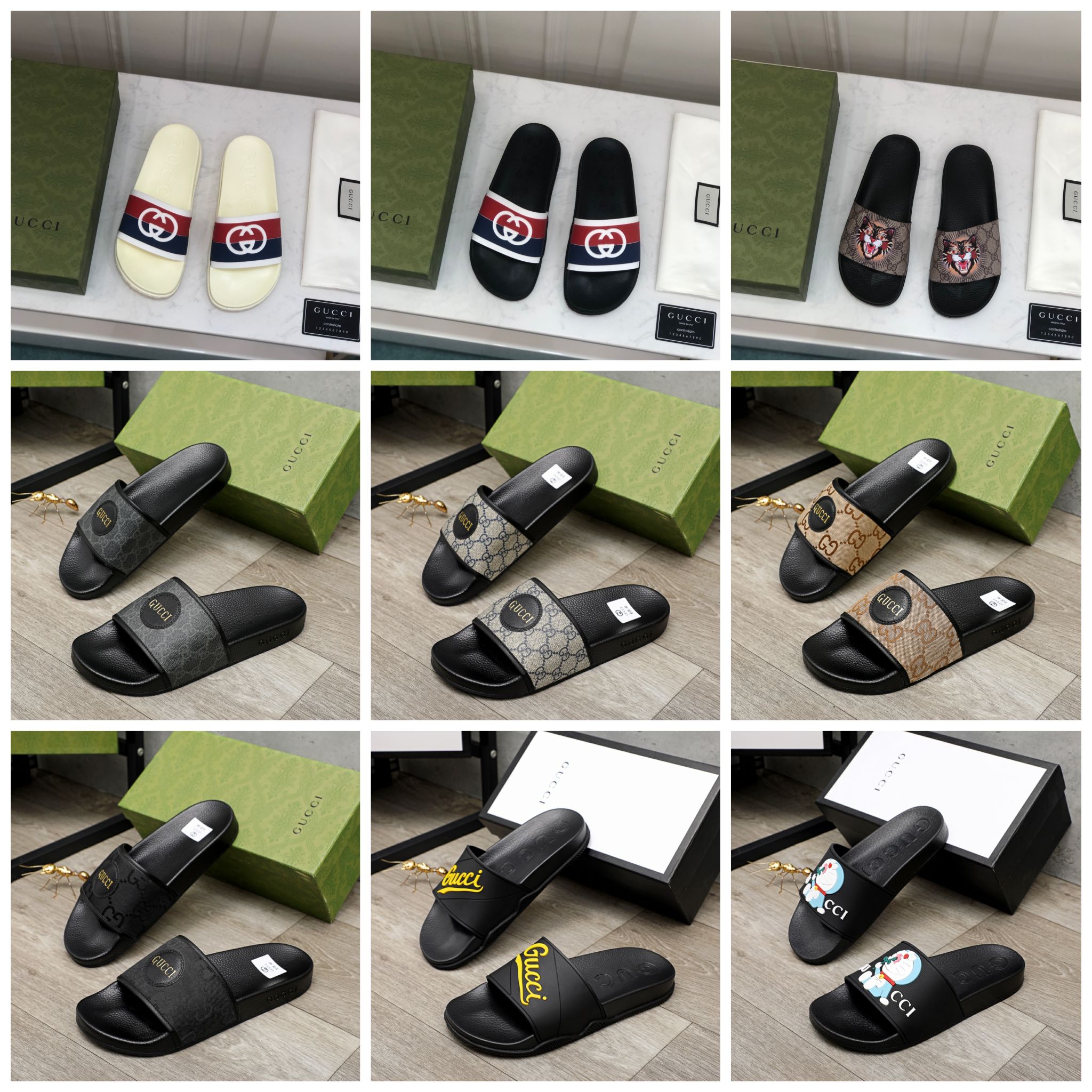 รองเท้าแตะ gc men slippers ชาย 38-45 แบบอีกเยอะกดดูด้านใน