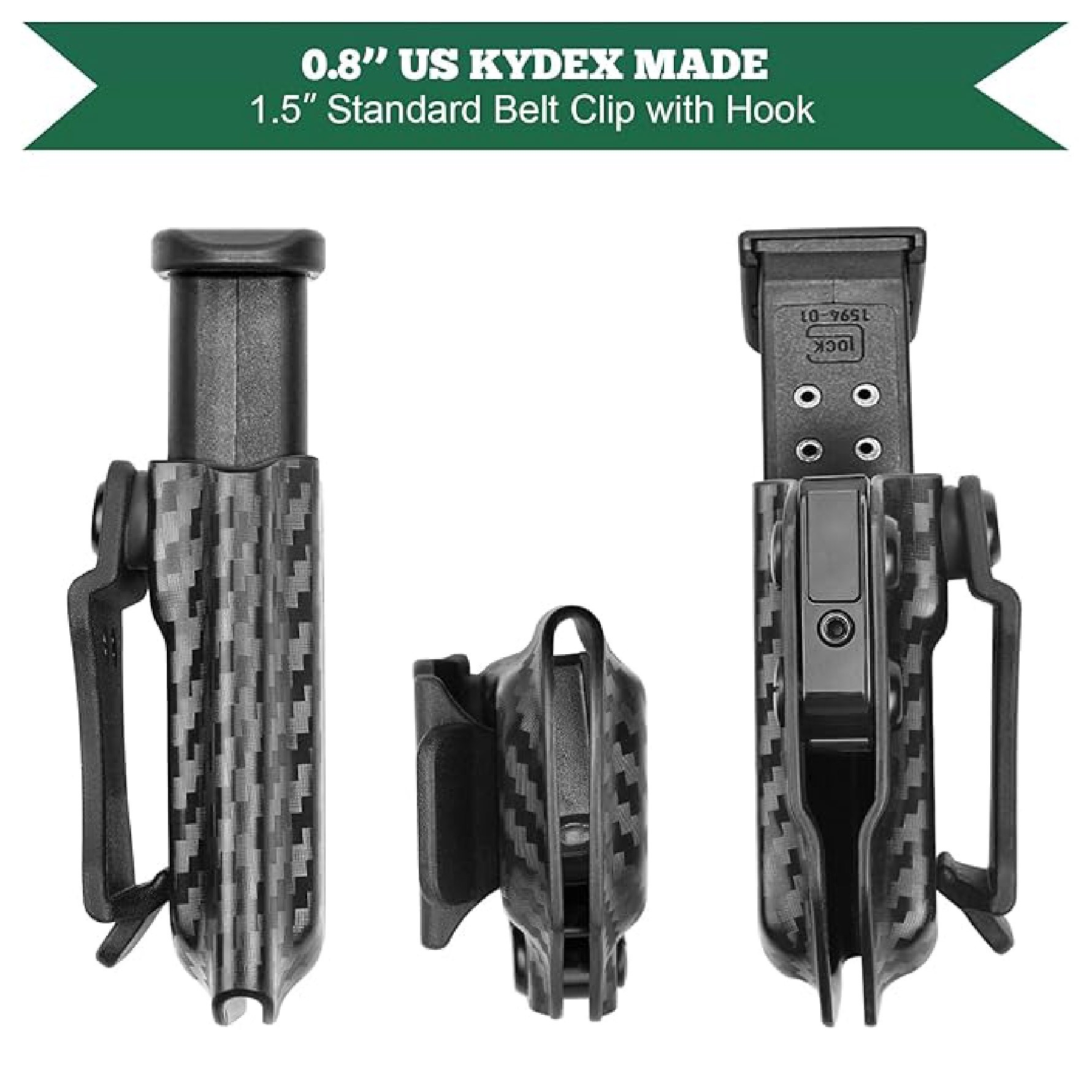 🇹🇭⫸ ซองแม็กกาซีน 9 mm. Carbon Fiber Kydex [ Warriorland ]