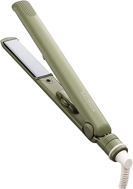 พร้อมส่ง (Limited Color #Olive) Salonia Hair Straightener 24 mm เครื่องหนีบผมไฟฟ้าตัวดังจากญี่ปุ่น ผมเงางาม ไม่แห้งเสียและชี้ฟู