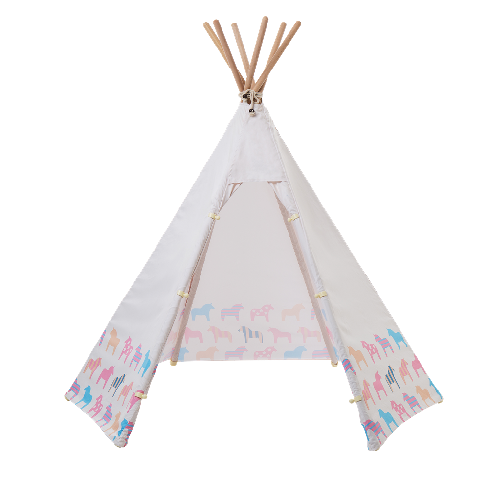 บ้านจำลองทรงเต๊นท์อินเดียนแดงสำหรับเด็ก LOOKA Tent (Hello Pony)
