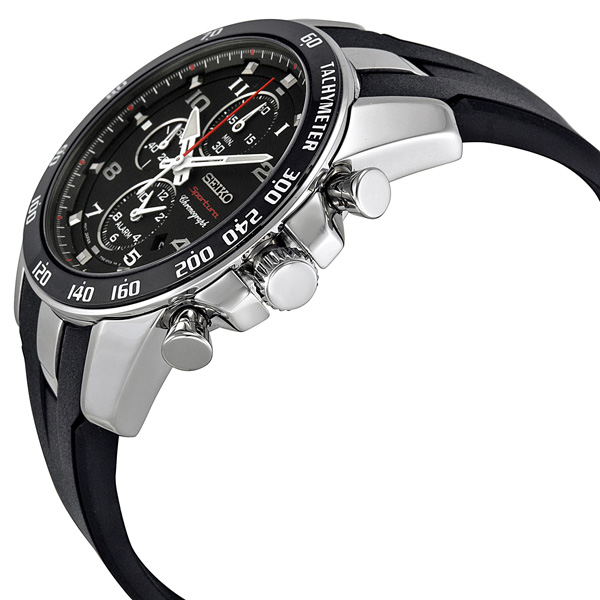 Seiko Men's SNAE87 "Sportura Classic" Stainless Steel Watch