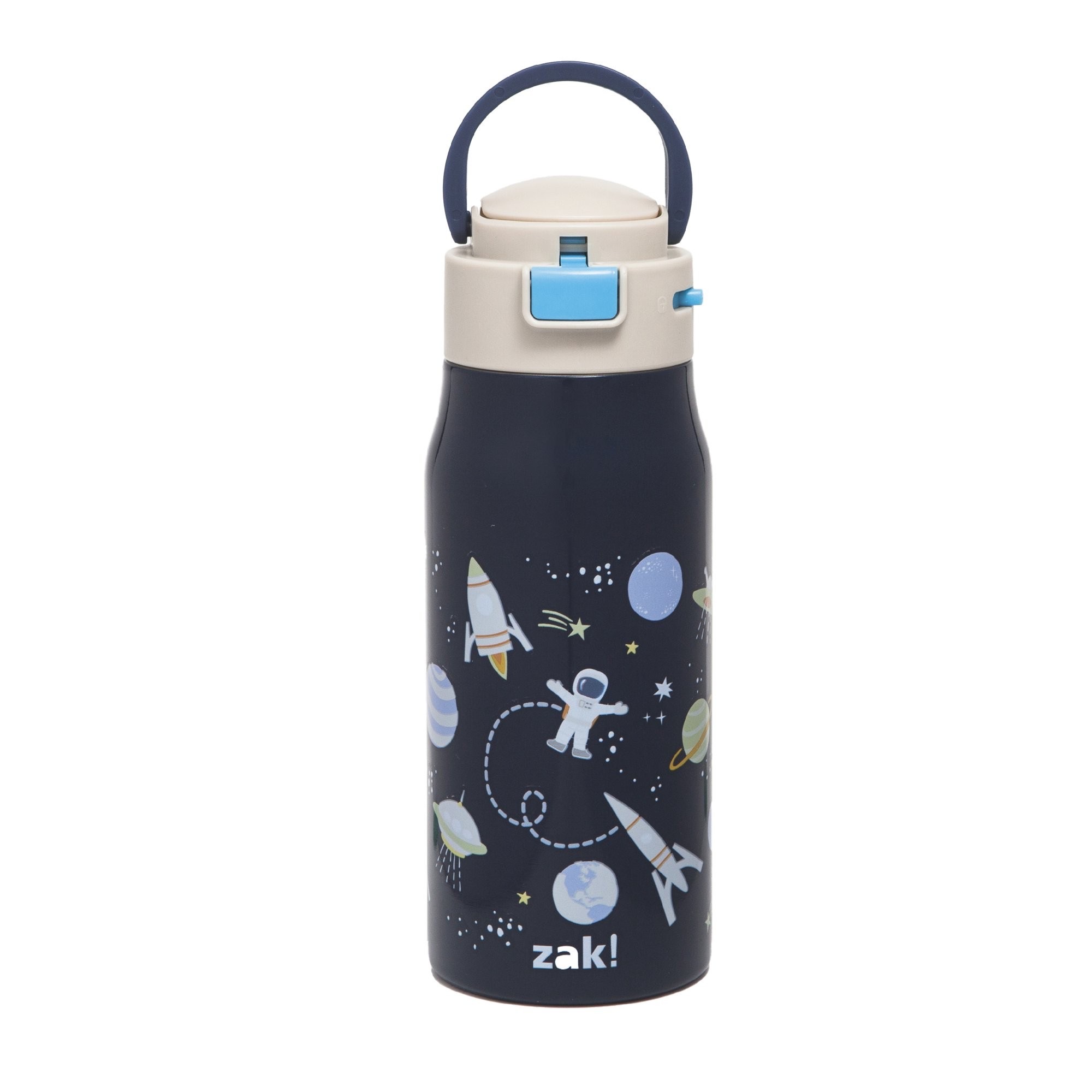 กระติกน้ำสเตนเลสรักษาอุณหภูมิ Zak! Outer Space Mesa Vacuum Insulated Stainless Steel 13.5 Oz Bottle