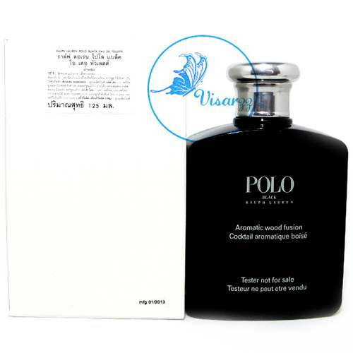 (ลดพิเศษมากกว่า 45%) Ralph Lauren Polo Black EDT 125 mL ผู้ชายโปโลแบล็คเป็นหนุ่มชาวเมืองเต็มตัว เต็มไปด้วยเสน่ห์ดึงดูด เซ็กซี่ ความหนุ่มแน่น เท่