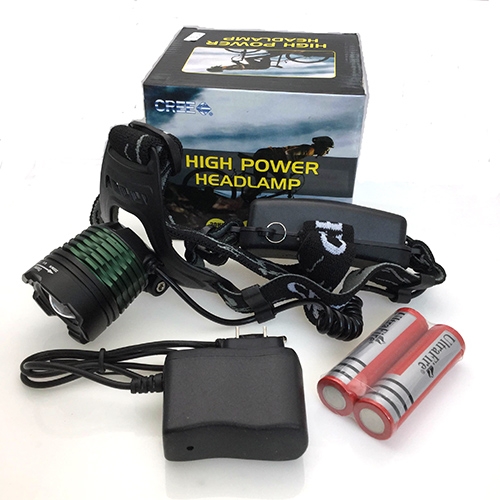 ชุดเซตไฟฉายคาดหัว K12 CREE LED T6 ใส่แบต 18650 x 2 High Power Headlamp