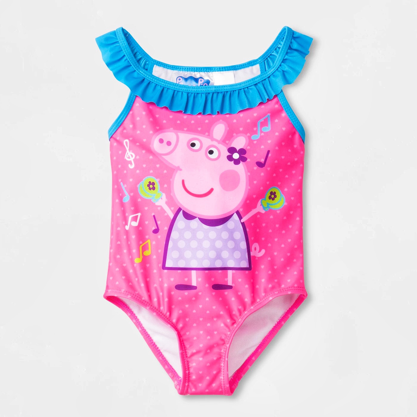 ชุดว่ายน้ำสำหรับเด็กเล็ก Peppa Pig One Piece Swimsuit for Toddlers (2T)