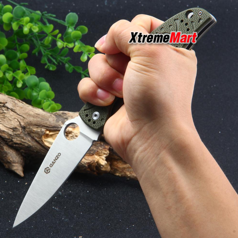 มีดพับ Genso Firebird FH923 Stainless steel Folding Knives (ด้ามสีเขียว)