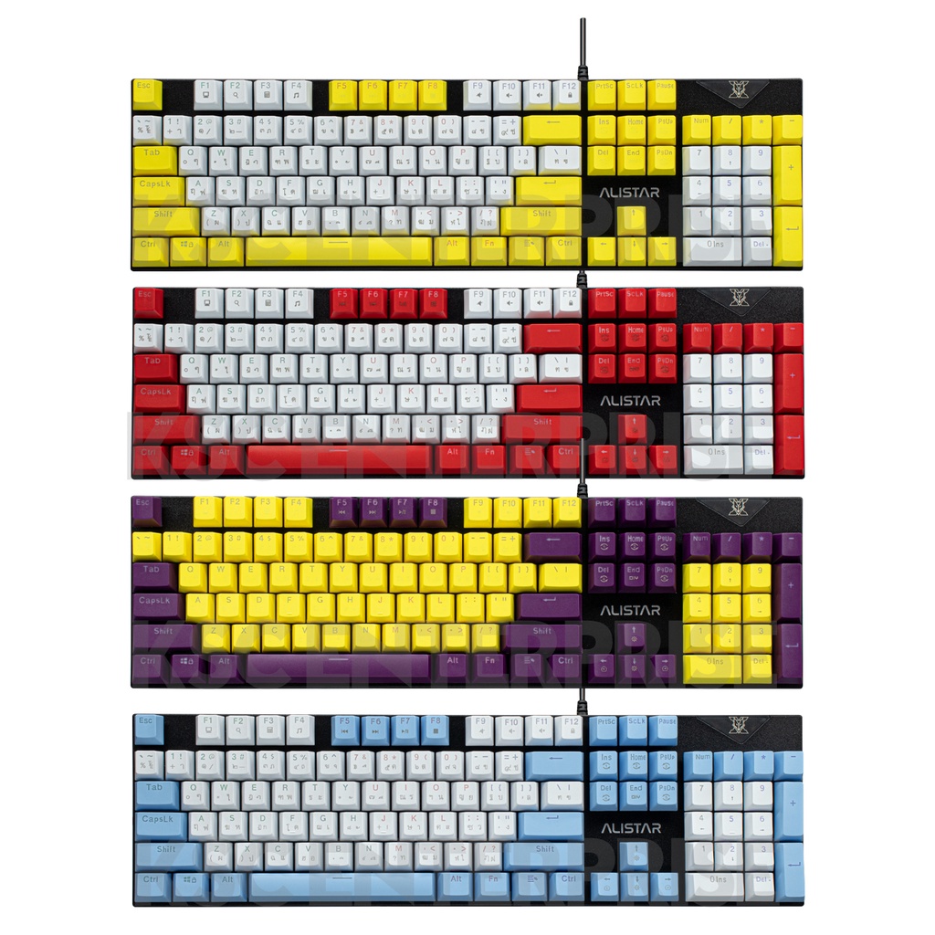 (TH/EN) NUBWO X33 ALISTAR MINI RGB Mechanical GamingKeyboard #คีย์บอร์ดเกมมิ่ง แมคคานิค